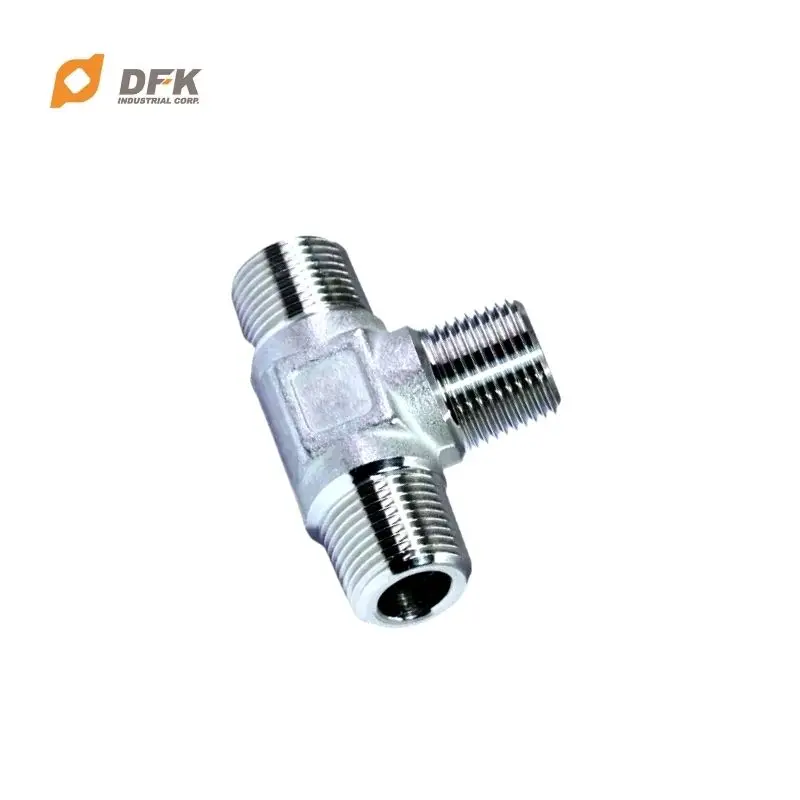 T Shape Stainless Steel Male Tee Pipe Fitting