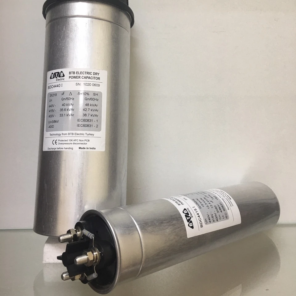 20 kvar 3 phases 440v Power factor correction  capacitor Round type   MADE IN TURKEY 2022
