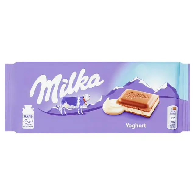High Quality Milka alpine milk 24 x 100g bar / Melting Milka alpine milk bar chocolate best price from Germany For Sell