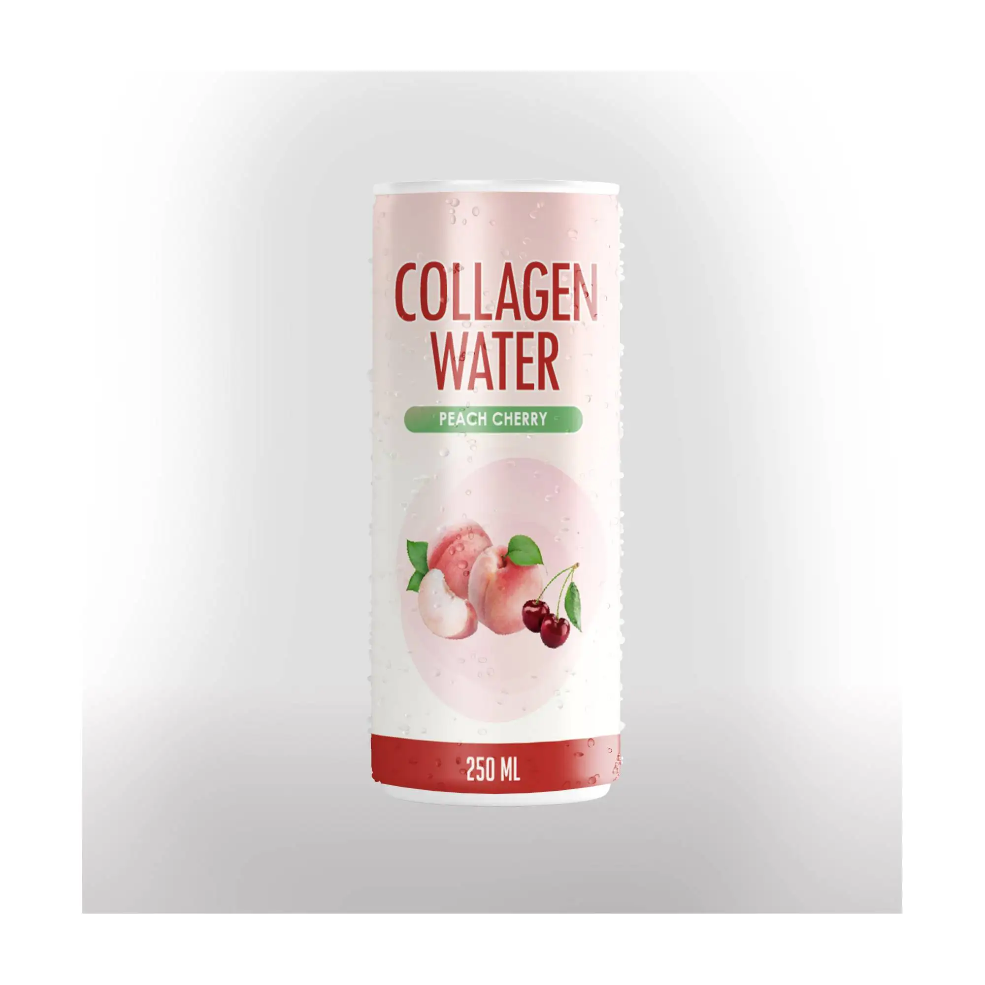 Collagen aloe vera drink- Peach&cherry 210ML TIN CAN