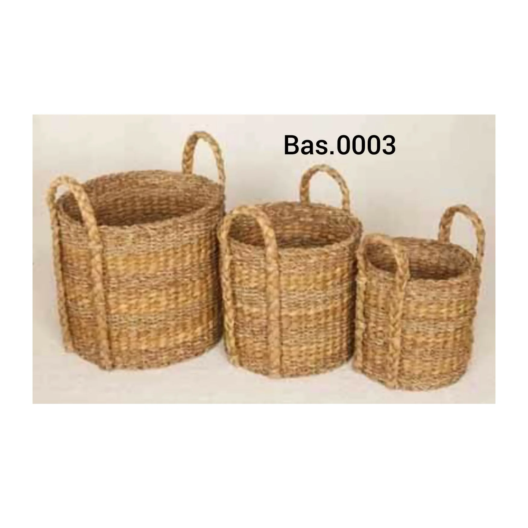 Handmade Laundry Basket & Other Use Seagrass Basket Customized MOQ Best Quality Low Price Natural Seagrass Basket