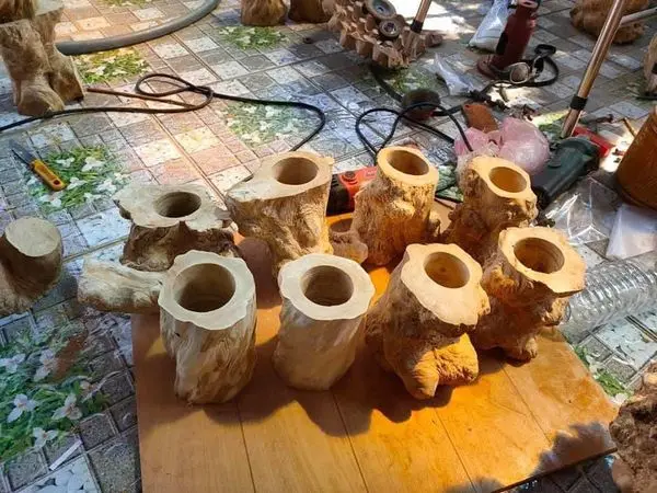 The best quality Coffee Wood (Java Wood) Wooden Planted Pot Home Decoration Kimy +84 938 616 690