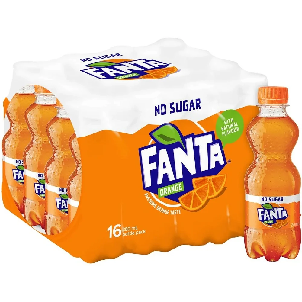 Original All Flavors Fanta 330ml Carbonated Drinks for Sale Including Orange Exotic Lemon Mandarine for Wholesale