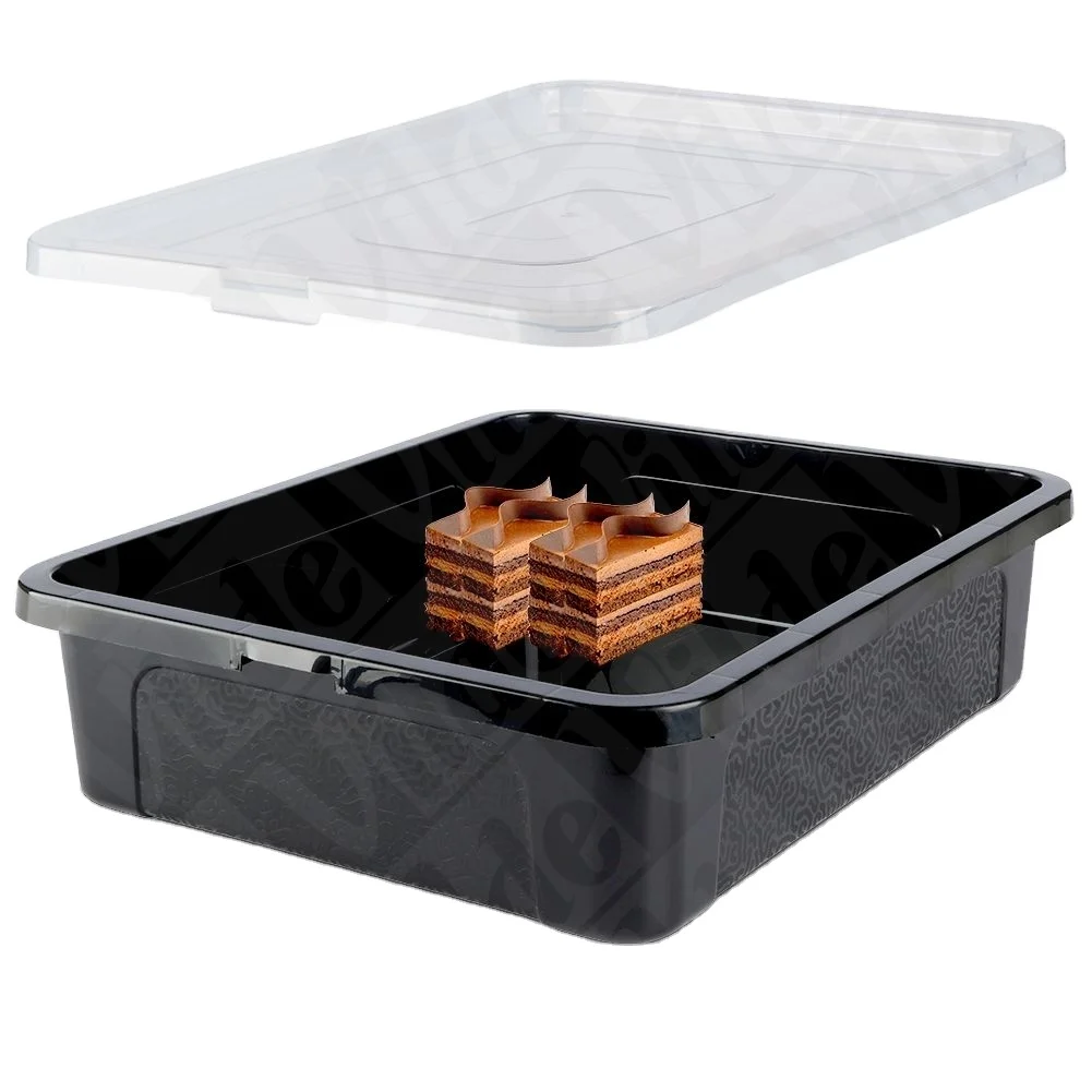 Nice Cost Performance Affordable Price Cake Container with a Lid 40x33x10 Cm