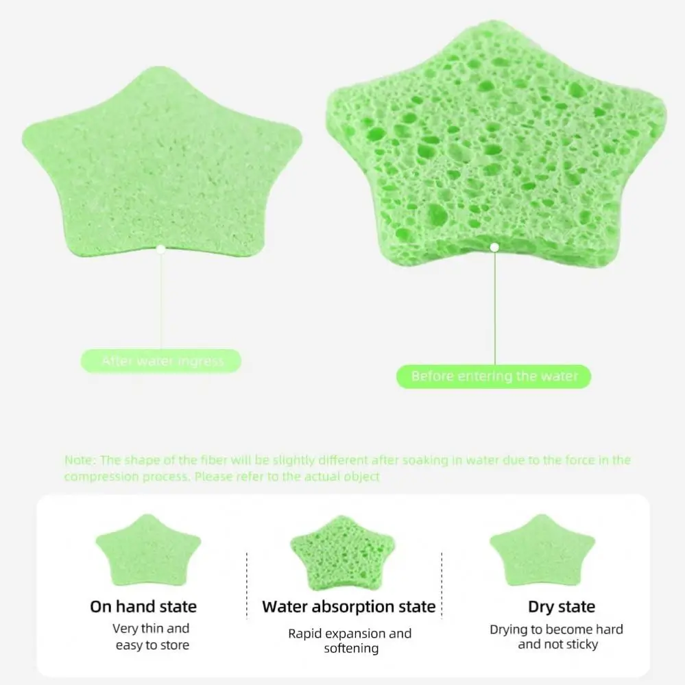 Golden Supplier Compressed Face Sponges For Facial Cleansing Exfo