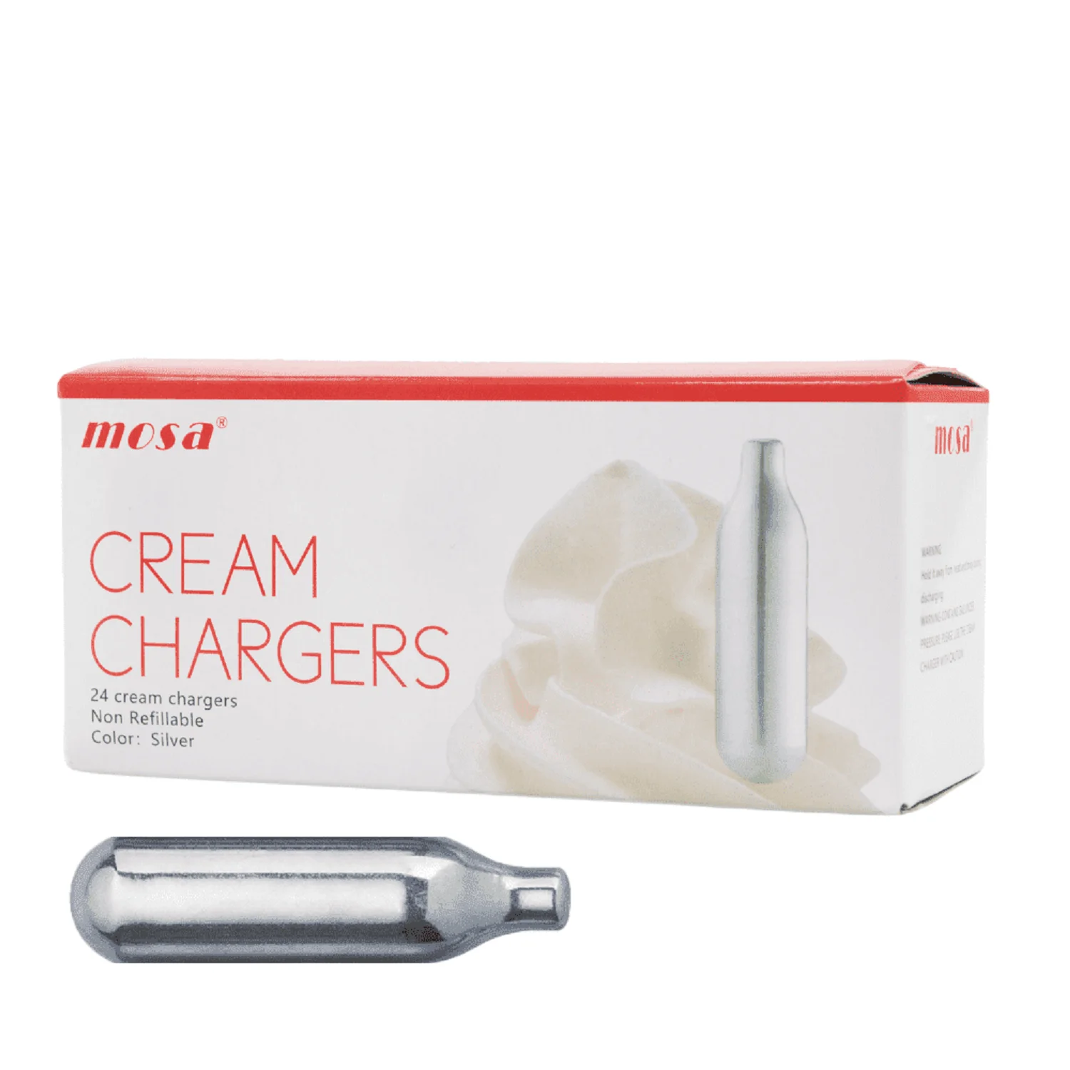 worldwide Export Quality Wholesale Selling 8g Mosa Whipped Cream Charger for Gl-obal Purchasers