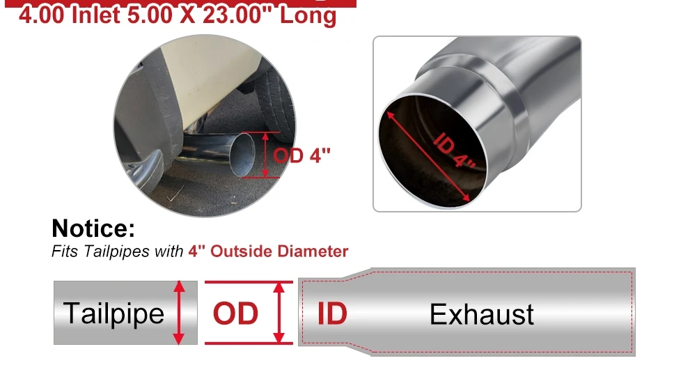 High Quality Exhaust Pipe Mandrel Bends 4' Chrome Elbow Tube for Car and Pickup Truck