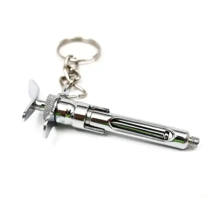 Dental Orthodontic Aspirating Syringe shape Personalized Decorative Mini Key Chain
