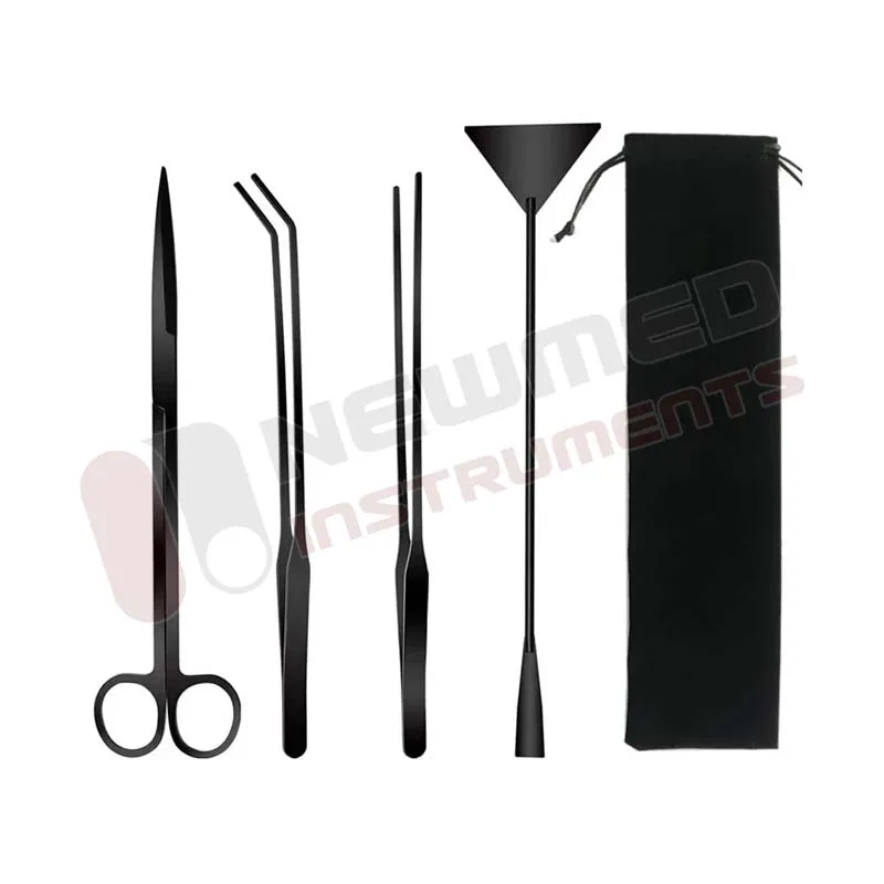 Набор аквариумных инструментов 4 в 1 антикоррозийный инструмент для водных растений из нержавеющей стали щипцы ножниц аксессуары аквариума