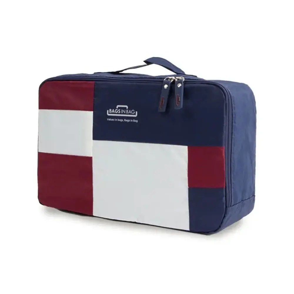 [BAGSINBAG]KOTRA Сетчатая Сумка для ванной футляр футболки одеяло органайзер путешествий с застежкой-молнией ежедневная