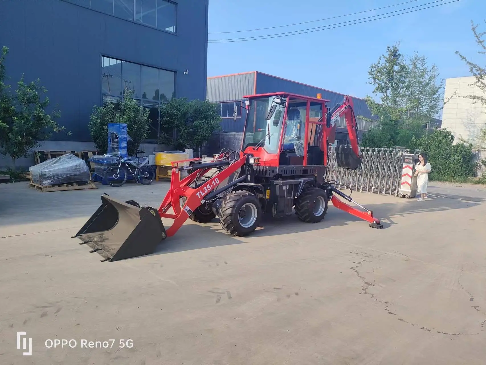 TL35-10 Famous Brand New Design Front Loader Low Price Backhoe Digger Bucket Restaurant Retail Industries PLCTYPE Engine