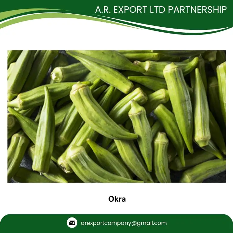 Best Quality Widely Selling Common Cultivated Frozen Okra from Top Listed Thailand Origin Exporter