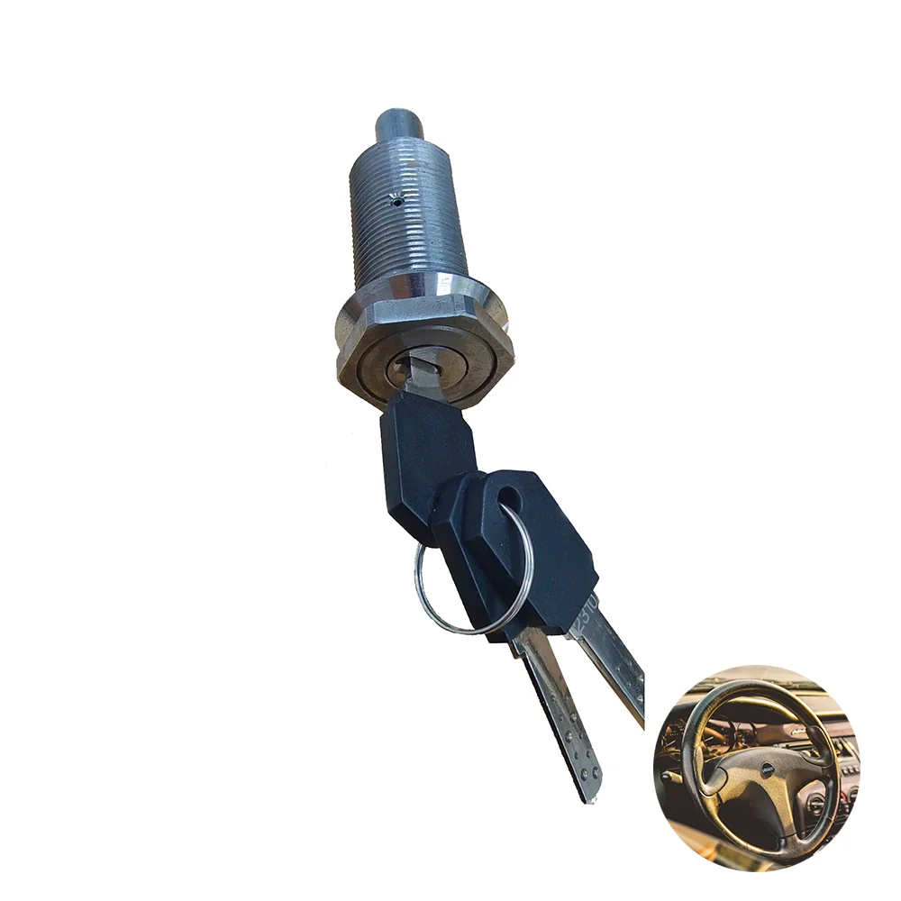Taiwanese Hidden Type Steel Steering Wheel Locks with Shield for Secure Cars in Carports