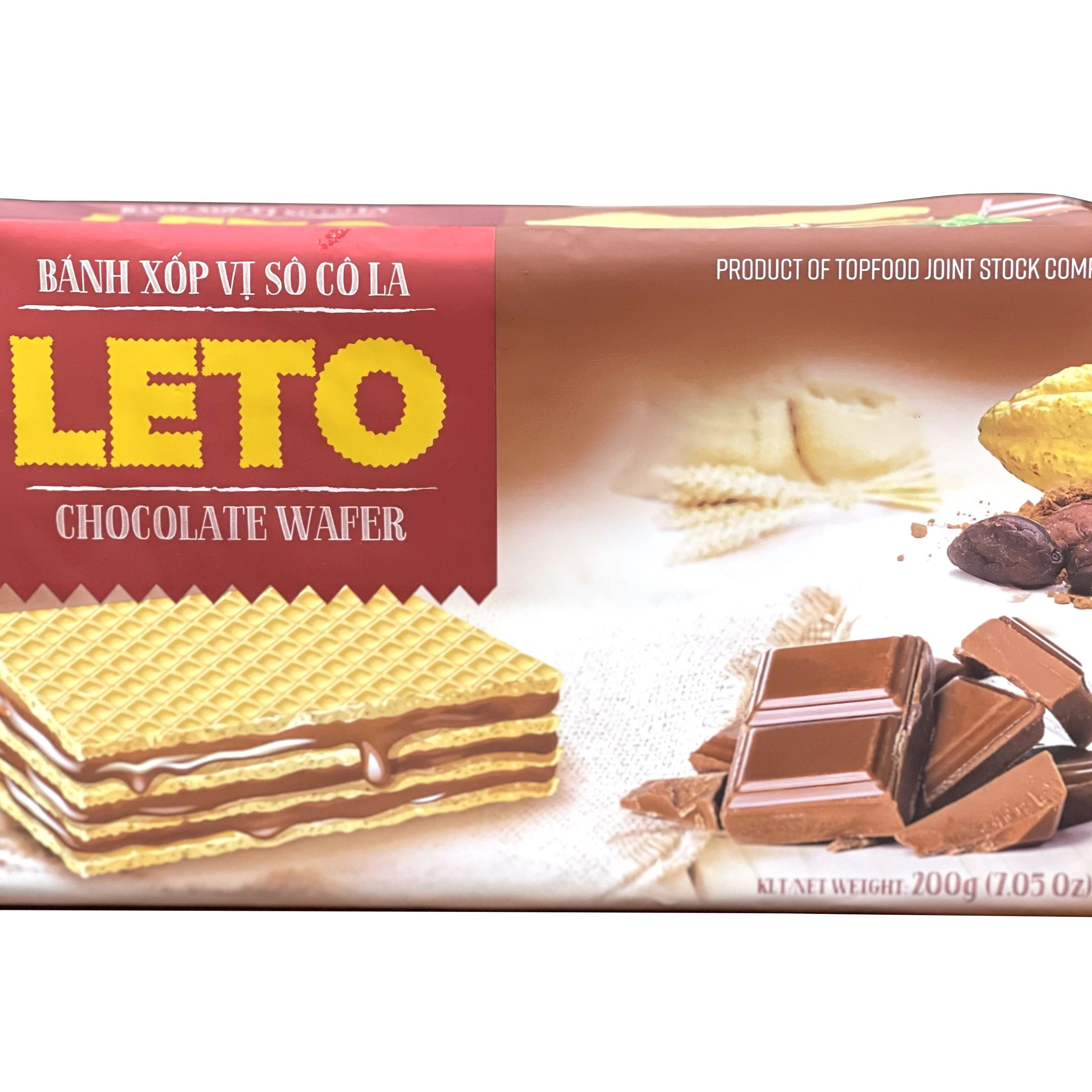 Шоколадная Вафля Leto 200 г