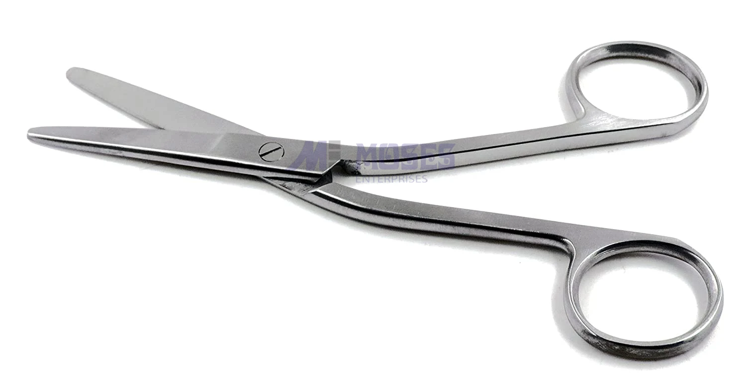 Solid Metal Universal Angled Scissor Embroidery Surgical Medical Room Dressing Instruments Medical Device