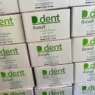 Toothpaste herbal D.dent Contains fluoride 1500ppm Peppermint formula, reduce bad breath prevent tooth decaye insitive teeth