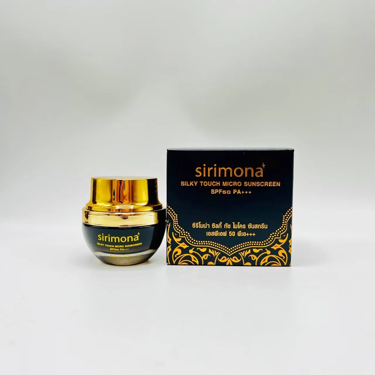 SIRIMONA шелковистый сенсорный Микро солнцезащитный крем SPF50 PA +++ крем для лица с витамином E Защита от солнца и функция блока