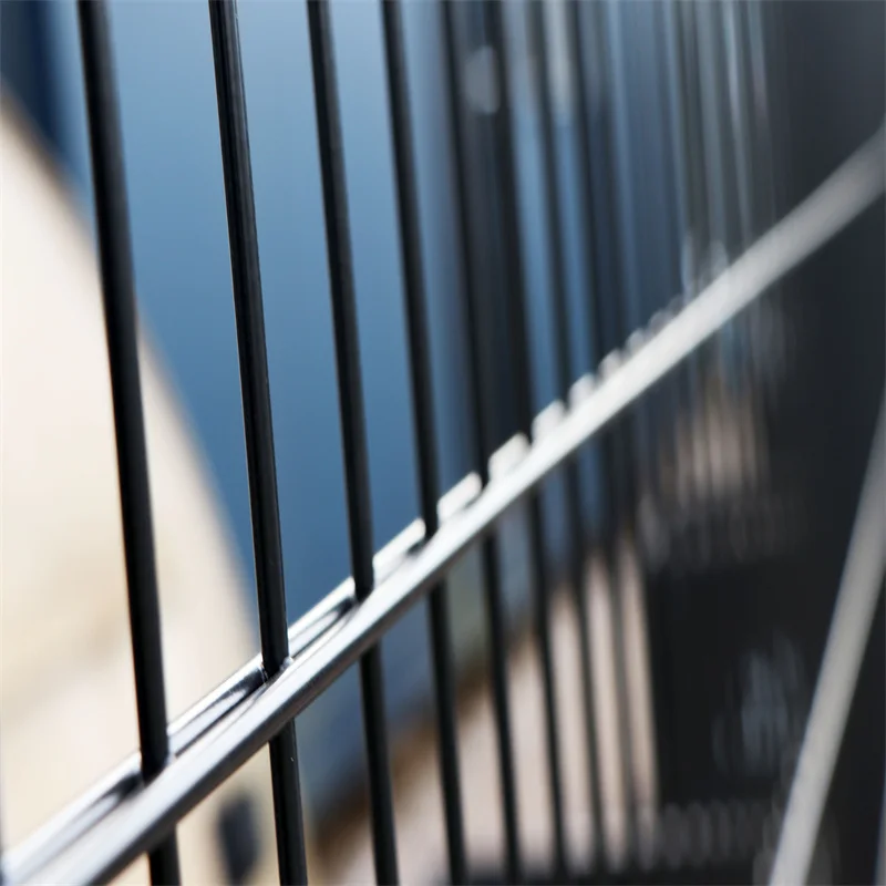 hot sale galvanized powder coated 2d fence panels ral 7016 welded 868/656/545 twin bar wire mesh 2d double welded fence