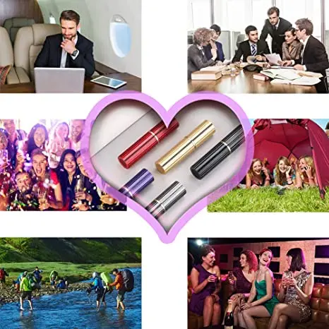 Travel Atomizer Mini Refillable Empty Spray Perfume Bottle 5ml Portable Scent Pump Case Take It By Air w/o Leaking