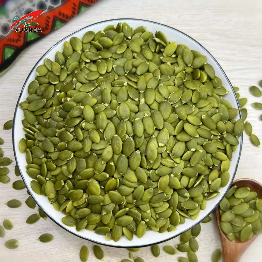 3 Ton Shine Skin Green Pumpkin Seed Kernels Low Price Chinese Factory Direct Raw Dried Food Snack Edible Ingredients