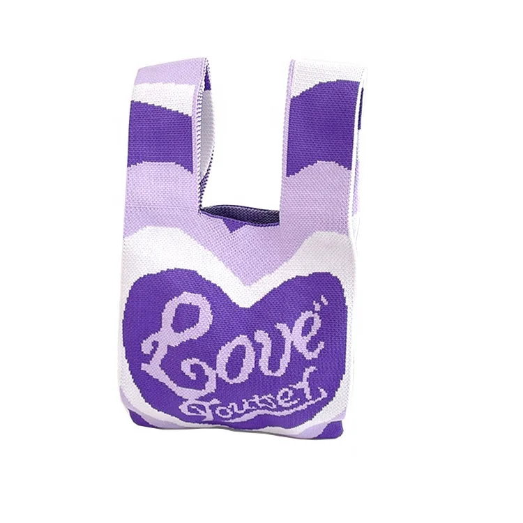 Grocery Reusable Custom Luxury Tote Folding Carry Biodegradable Crochet Designer Personalized Shopping Bag