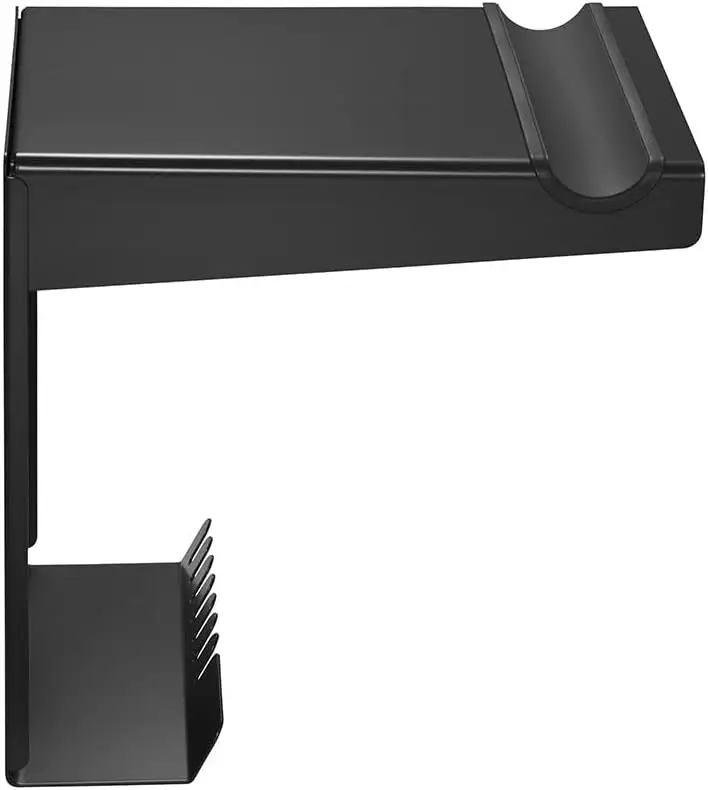 Wall Bike Storage and Display Rack Mount System with Open Shelf and Gear Hooks Supports Bikes Up to 33lbs.