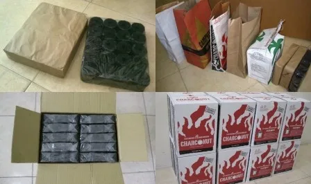 Coconut shell charcoal for Grilling BBQ in restaurant for many markets best price