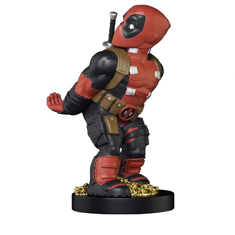Изготовленный на заказ Marvel Deadpool держатель для зарядки телефона и контроллера заднего вида настольного украшения