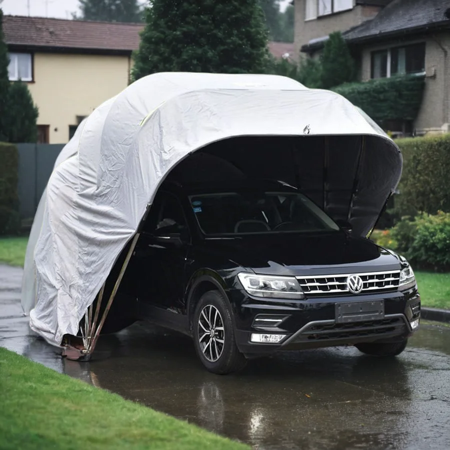 Amas Custom Outdoor Car Portable Folding Parking Shelter Carports Garage Canopy Tent All Season storage tent