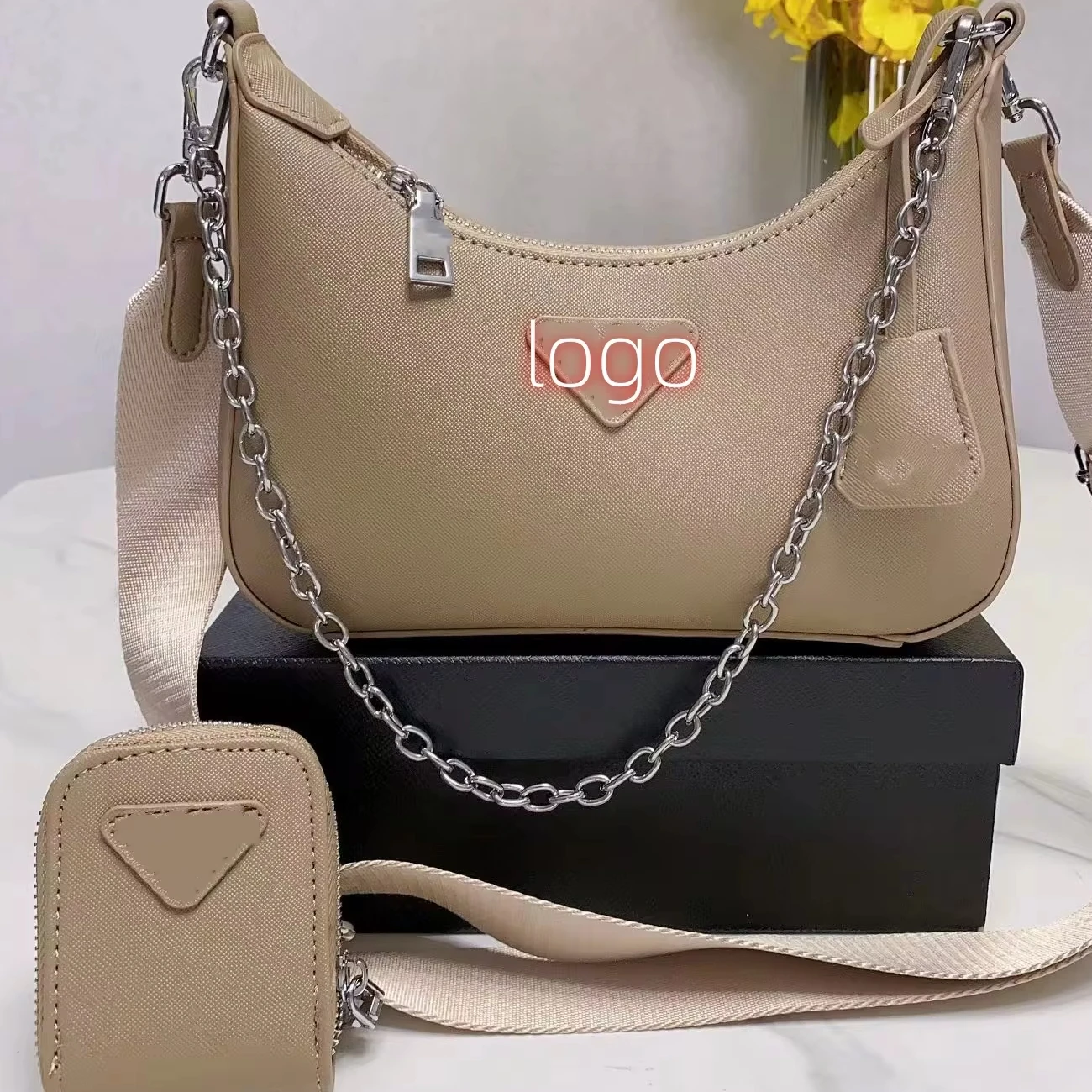 Горячая 2024 дизайнерская Брендовая женская Высококачественная сумка для подмышек, Элегантная модная сумка через плечо, сумка-тоут