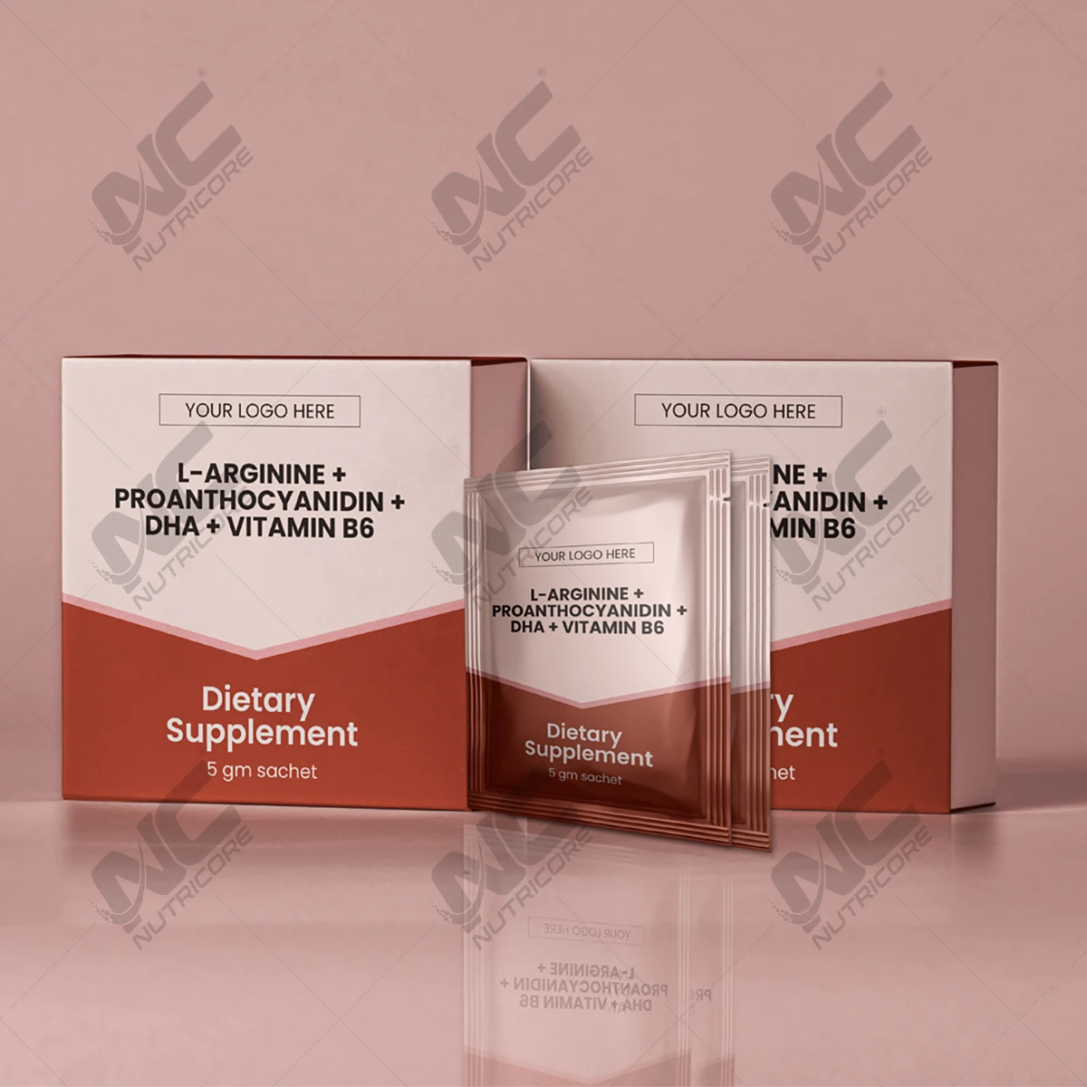 L-arginine + Proanthocyanidin + DHA + Vitamin B6 Sachet at Wholesale Price