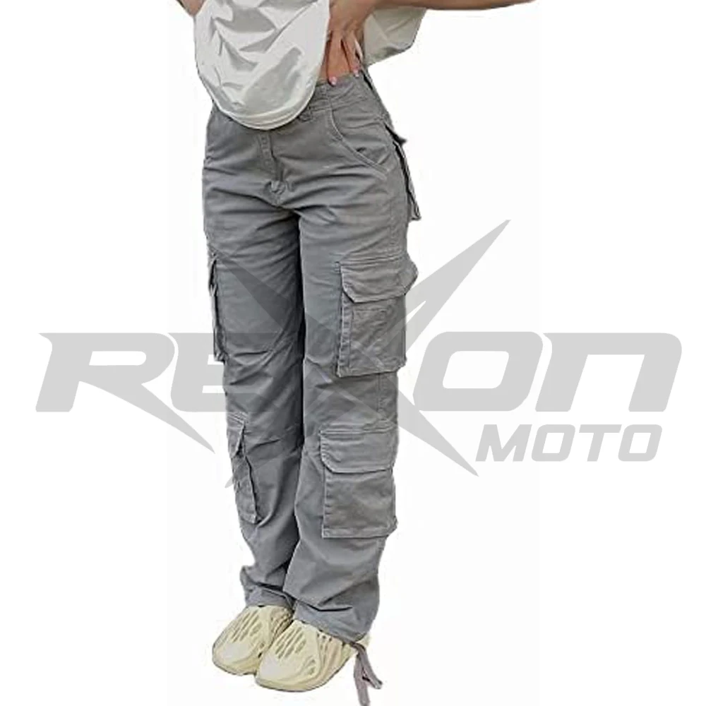 Cargo Pants Baggy Jeans Women Fashion 90s Streetwear Pockets Wide Leg High Waist Straight Denim Trousers Overalls