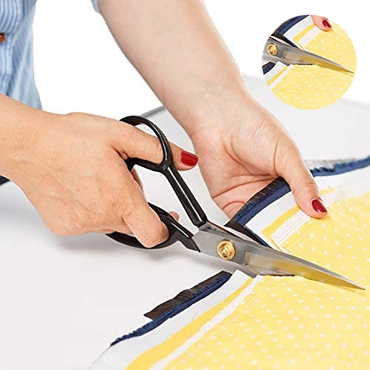 Dressmaking Scissors 10 Inch Stainless Steel Sharp Shears For cutting Fabric Clothes, Leather, Sewing & Tailoring