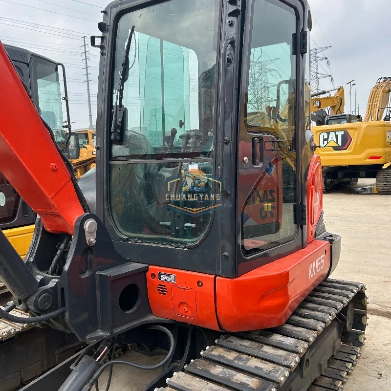 Высококачественный мини-экскаватор KUBOTA KX 165 низкое рабочее время хорошее состояние низкая цена гусеничный гидравлический использованный KX165 для продажи