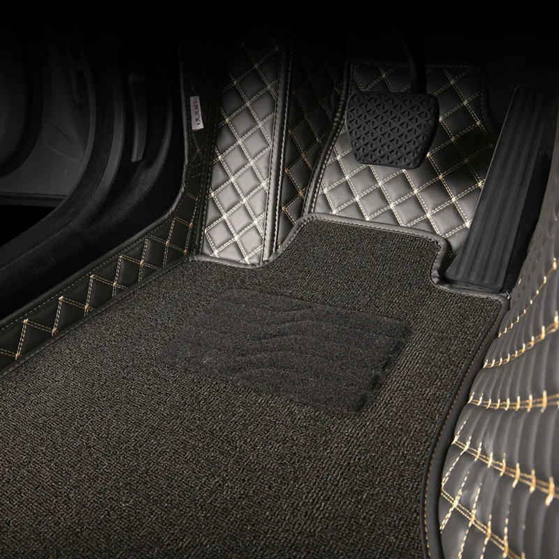 Custom 5D Automotive Interior Car Waterproof Leather Antislip Foot Mat For Toyota Prius