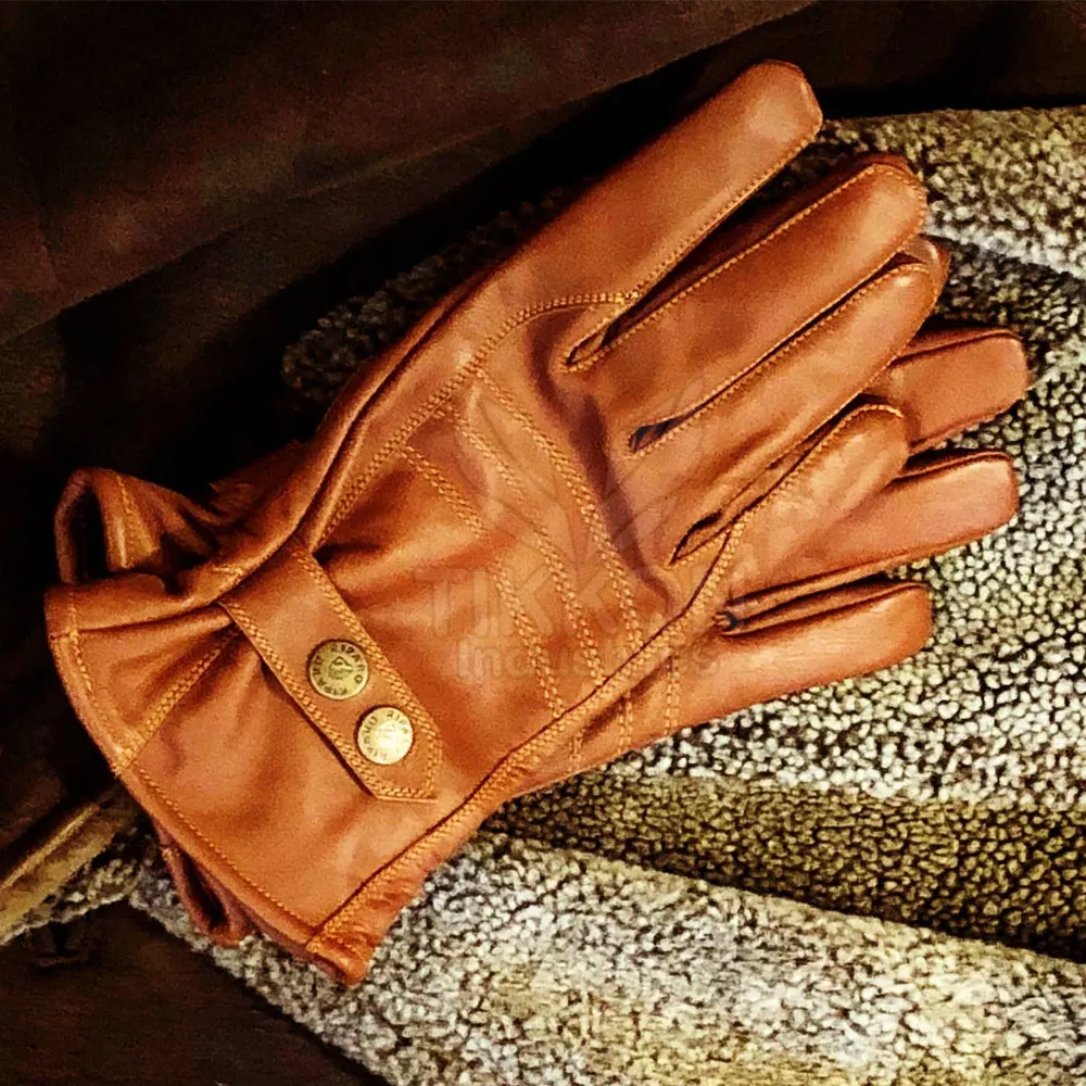 Top Selling Leather Gloves Design Your Custom Logo Leather Gloves Casual Wear Leather Gloves