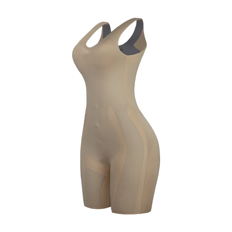 2022 Nanbin Nude One-Piece Body Contouring Shaper Tummy Girdle Seamless Body Shaper Slimming Butt Lifter Bodysuit For Women