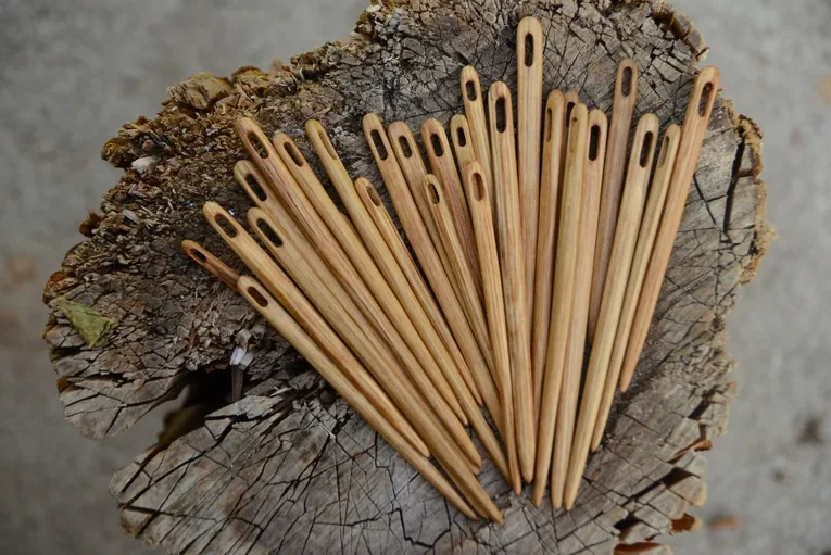 Premium Quality Handmade Direct Factory Wooden Sewing Needles with High Durability at Wholesale Price
