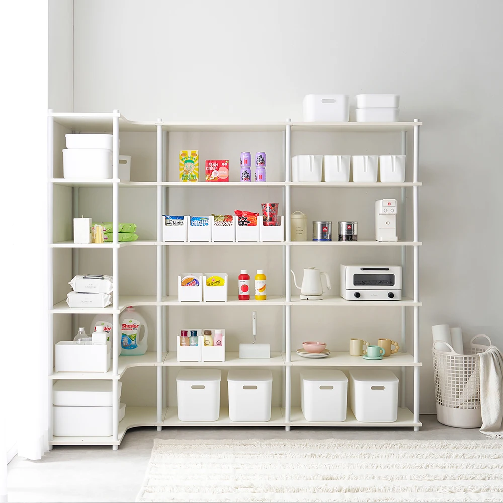 Growing Shelf Corner Set system various purposes versatile multipurpose pantry living room bedroom dining room modular DIY