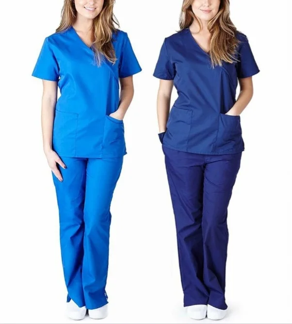 Medical Work Wear Doctor Nursing Scrubs Female Scrubs Set Custom Woman Doctor Scrubs For Medical Wear