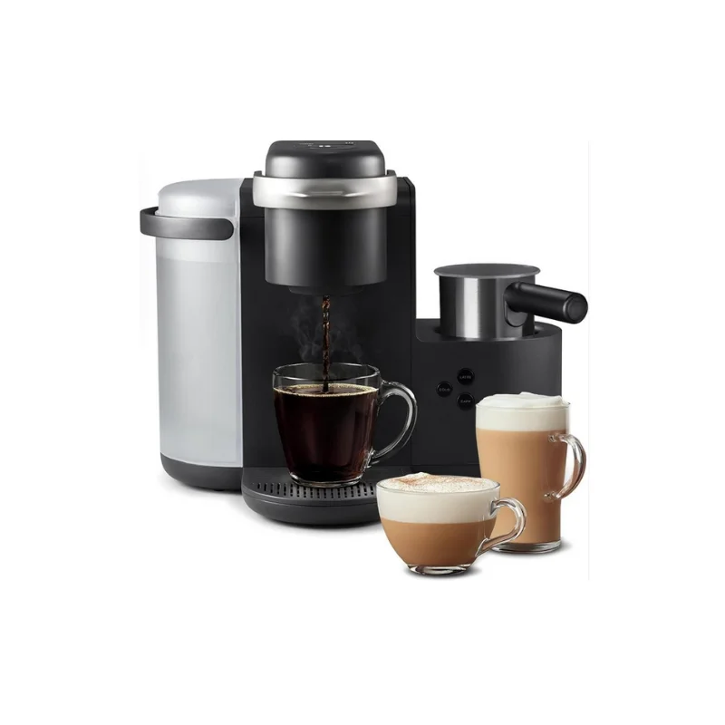 BIGSALE Single Serve K-Cup Coffee, Latte and Cappuccino Maker, Dark Charcoal