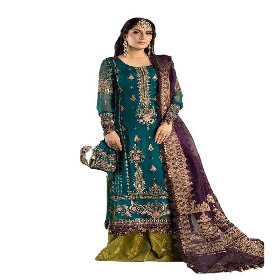 Распродажа дизайнерское женское платье Shalwar Kameez оптовая цена праздничное по заводской цене