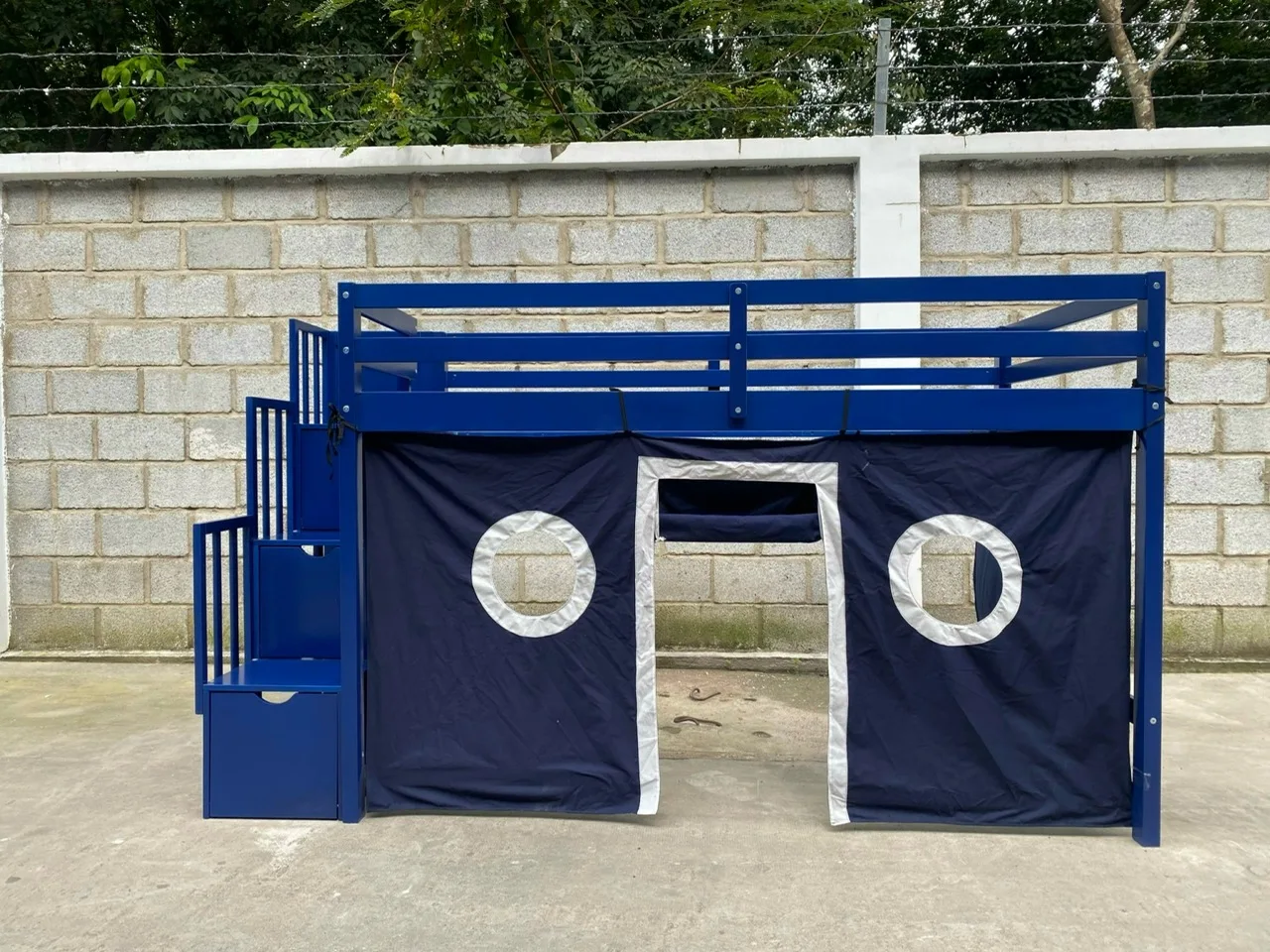 High Quality Single Wooden Bed with 4 Drawers Modern Design for Bedroom Hostel or School Apartment Direct from Vietnam