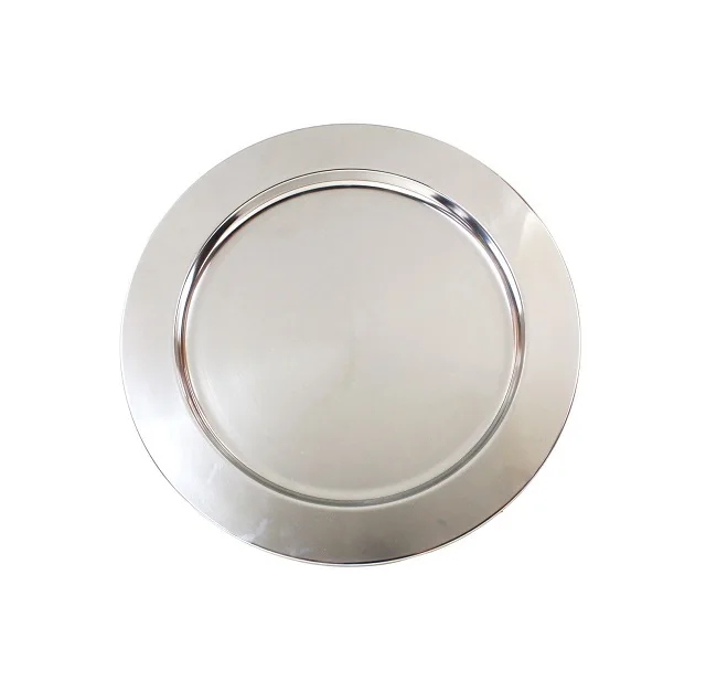 Decorative Bulk Nickel Plating Iron Etch Design Plate Hot Selling Plate for Tableware Dinnerware Handmade In Bulk