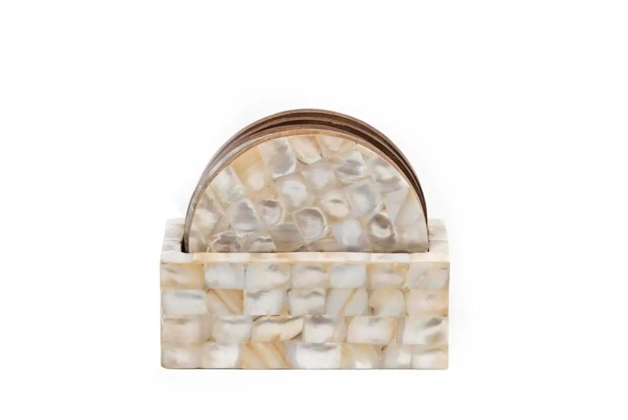 Southeast Asian style Factory Supply Round Square Walnut Bam WOODEN MATS PADS COASTERS HOME KITCHEN TABLE DECORATION ACCESSORIES