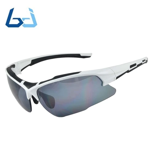 Borjye J113 черно-белая половинчатая оправа легкие противотуманные регулируемые переносицы велосипедные очки