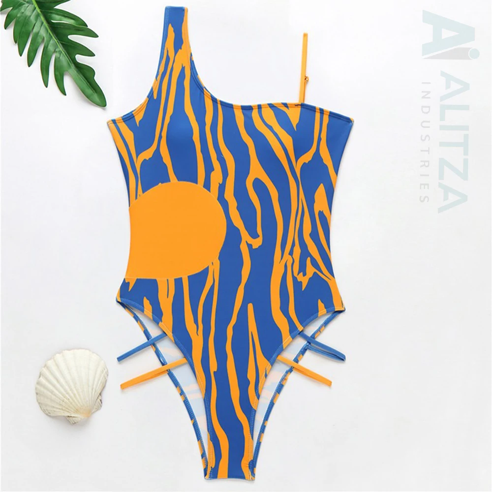 Комплект бикини для девочек с защитой от солнца и цветочным принтом