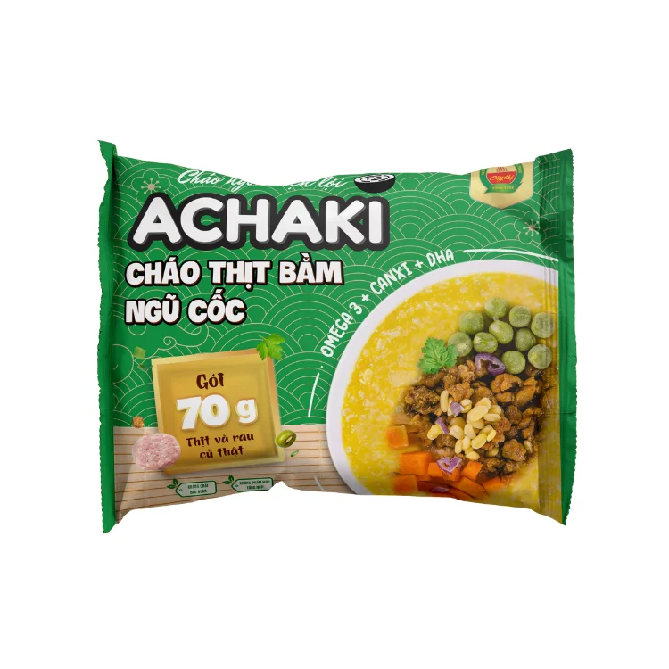 Мясо с заземлением Achaki бобами и овощами мгновенная каша вкусные оптовая продажа естественный цвет используется для детей сделано