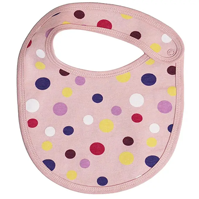 Adjustable Organic Cotton Silicon Bandana Drool Bibs Bulk Muslin Baby Bibs Newborn Baby Boy Girl Printed Pattern Feeding Burping