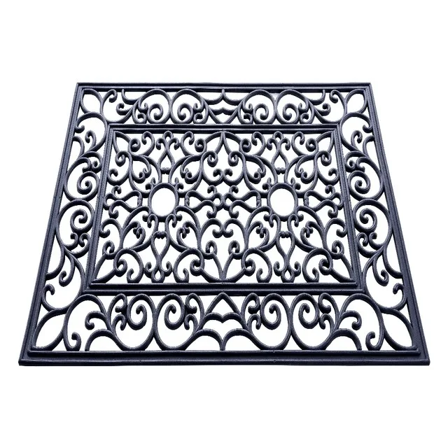 Handmade Durable Plaid PVC Door Mats Unique Washable Floor Mats for Home Office Entrance with Logo Patio Entryway Cleaning India
